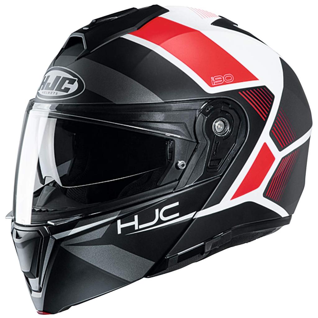 HJC HELMETS System i90 HOLLEN HJH190 Black/Red (Size M)