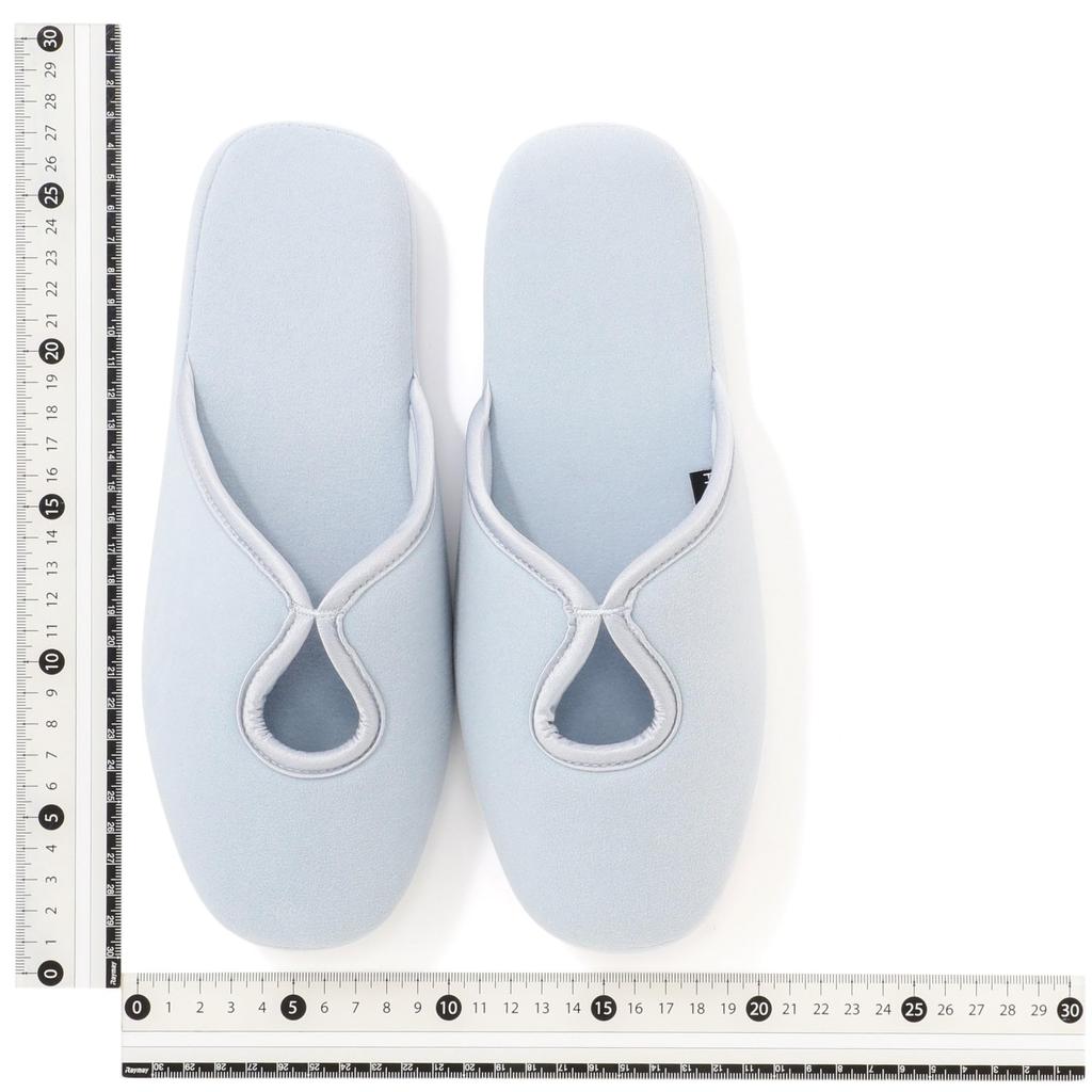 Francfranc Sweat Room Shoes with Urethane Antibacterial and Deodorizing Indoor Slippers Sole, Blue, Treatment, Washable,