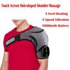3-in-1 Heated Vibration Massager for Knee Shoulder Elbow - 3 Heat Levels 3 Vibration Modes Non-Slip Wrap Design