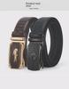 Men's Genuine Leather Crocodile Pattern Automatic Buckle Belt