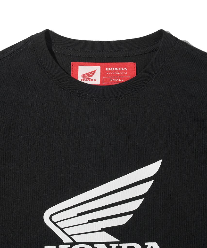 PHYPS MOTORCYCLE Womens Wing Collect Logo Short Sleeve Black