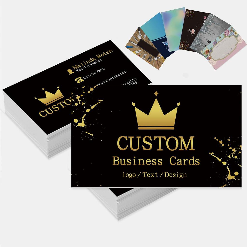 Custom Business Cards Cleaning Customized With Photo Personalized Business Cards Customizable 500 Double Sided Printable Waterproof Cards Business