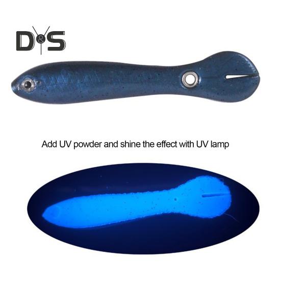 1/3/5Pcs 6.7CM/2G Soft Loach Lure PVC Bionic Loach with Hole Artificial Fishing Bait Saltwater Freshwater Bass Walleye Trout Snakehead Fishing