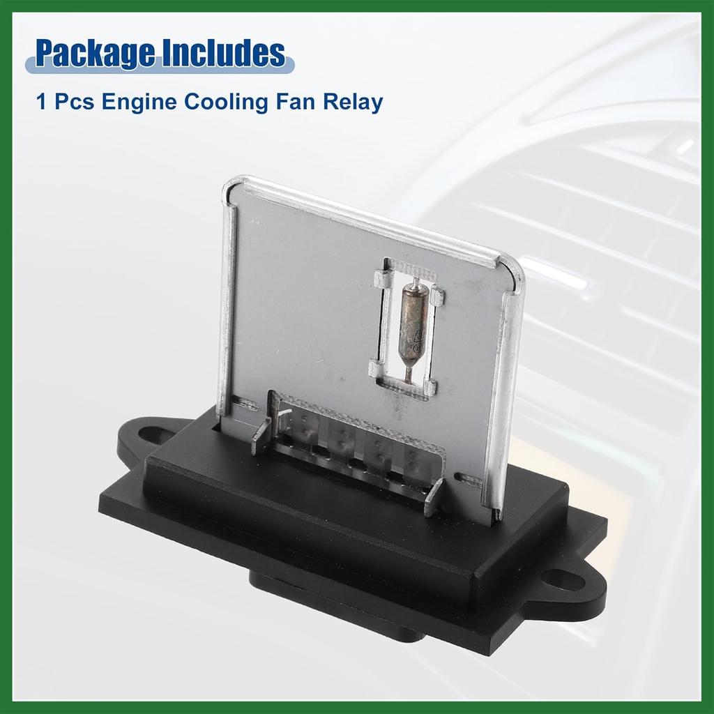 Motoforti HVAC Blower Motor Resistor Replacement Fit for Nissan Cube - Pack of 1 Black Silver Tone White Long-lasting