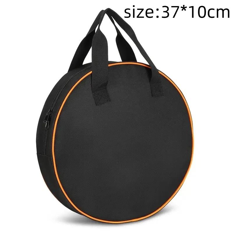 

Car Charge Cable Bag Waterproof Oxford Cloth Storage Bags Round Car Tools Organizer Portable Hardware Charging Cable Storage Bag 37x10cm
