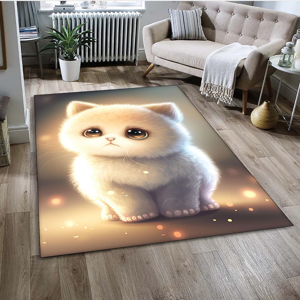 27 Style Cartoon Cute Calico Cat,Persian Cat,Ragdoll Carpet Rug for Home Living Room Bedroom Sofa Doormat Decor,kid Non-slip