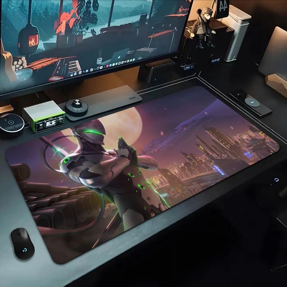 

Genji Mouse Pad 500X1000 mm Large Gaming Mousepad Gamer XL Rubber Otaku Keyboard Pad Laptop Desk Mat 600x300x2mm