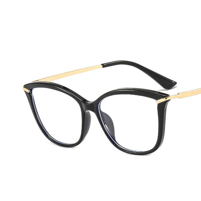 Fashion Myopia Glasses Frame Retro Brand Designer Cat Eye Optical Prescription Eyeglasses Women Computer Eyeglasses Girls