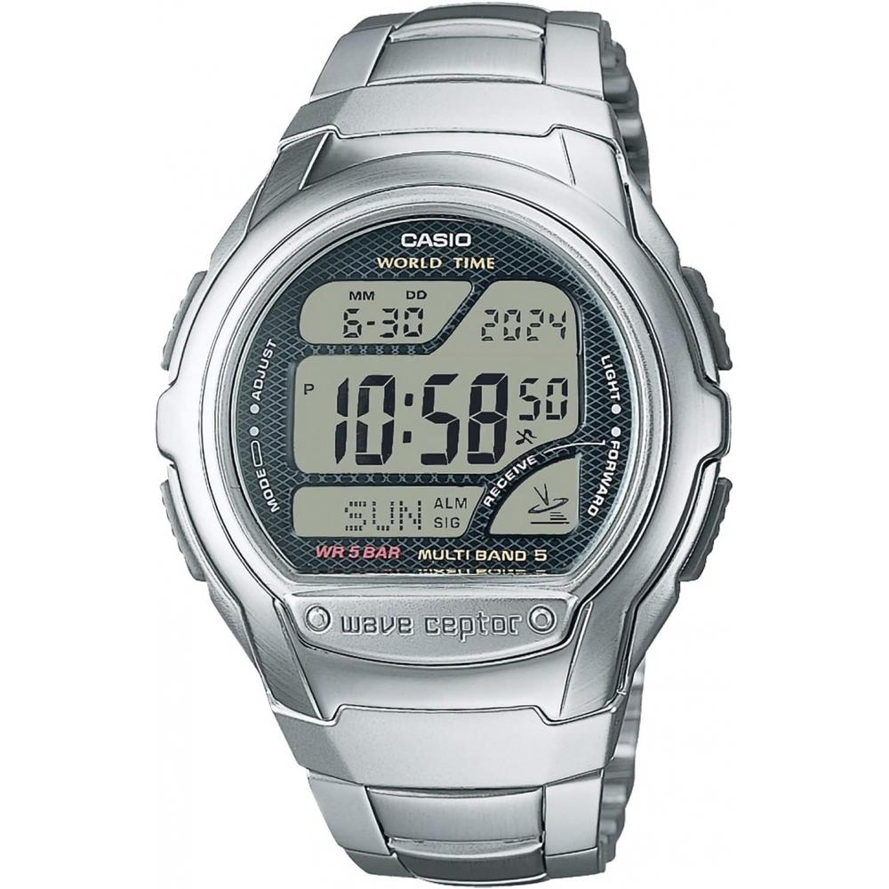 CaSio Men S Wave Ceptor Silver Wv 58rd 1ajf