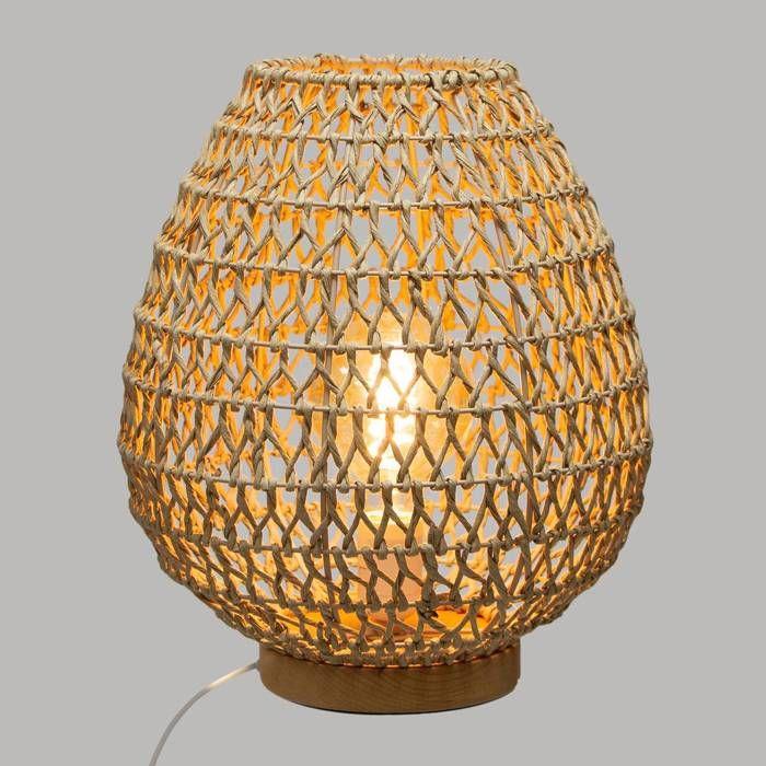 Lampe "Etel" Beige H36cm - Atmosphera Createur D'interieur