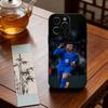 K-Kylian M-Mbappe Phone Case For iPhone 17,16,15,14,13,12,11 Plus,Pro Max,XS,Soft Silicone Black Cover