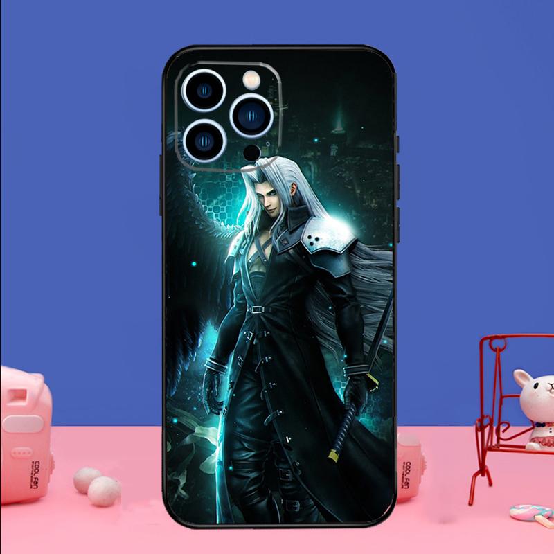 Final Fantasy Sephiroth Phone Case For iPhone 17 16 14 13 12 11 15 Pro Max Mini 15 16 Plus 16e 17 Air Bumper Cover