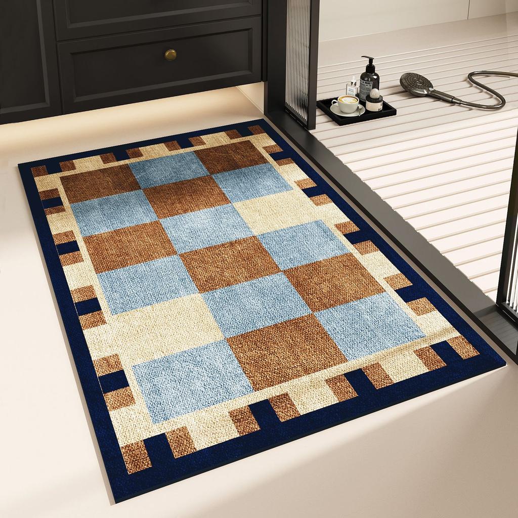 Entrance Floor Mat Bathroom Floor Mat Bathroom Door Mat Dirt Resistant Non Slip Foot Mat
