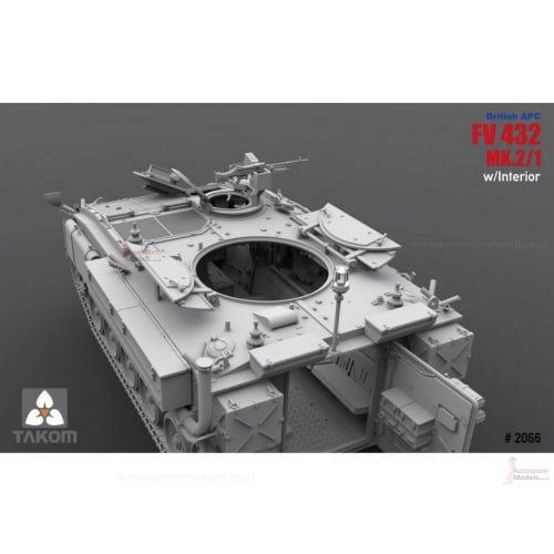 TAKOM 1/35 British Army FV432 MK.2/1 Armored Personnel Carrier with Interior Plastic Model Kit TKO2066