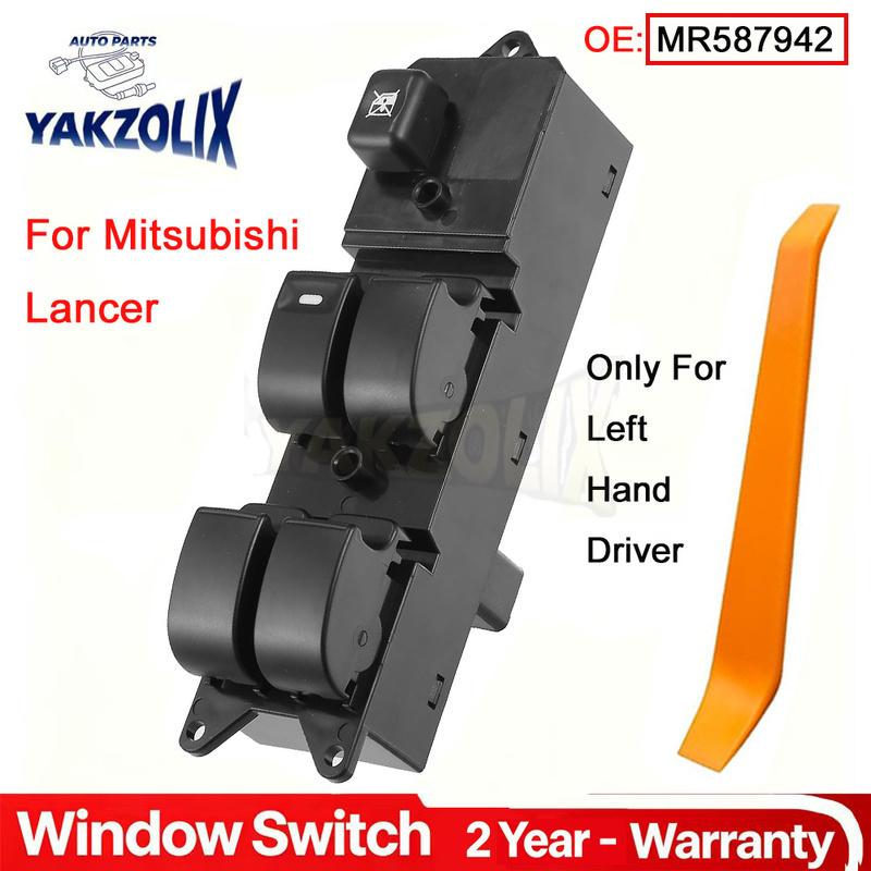 MR587942 For Mitsubishi Pajero Montero III 3 Lancer Triton L200 2008 2009 Sport Grandis Front Left Power Window Control Switch