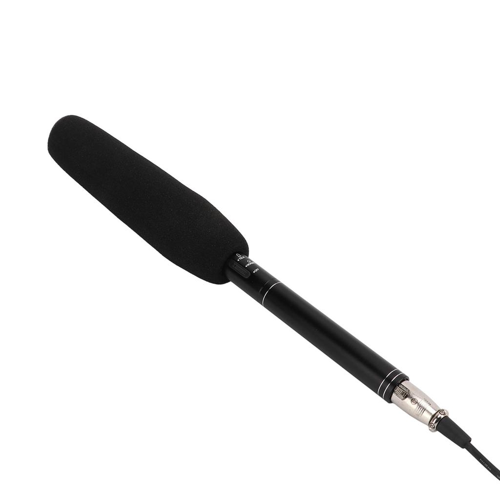 Interview Microphone Wired Portable Small Rustproof Anti Interference High Sensitivity Camera Microphone