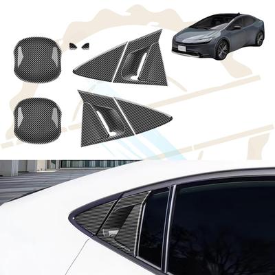 DodoxDIY Compatible New Prius 60 Series Accessories Vent Panel Cover Garnish Dress Up Custom Interior Parts Carbon Style