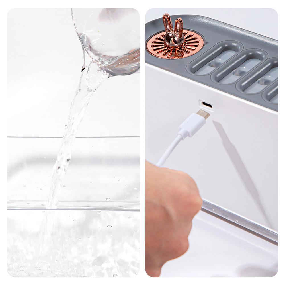 7 Colors LED Night Light Music Pickup Humidifier with 5 Nozzle Spray Aromatherapy Diffuser Air Purifier Oil Diffuser for Bedroom