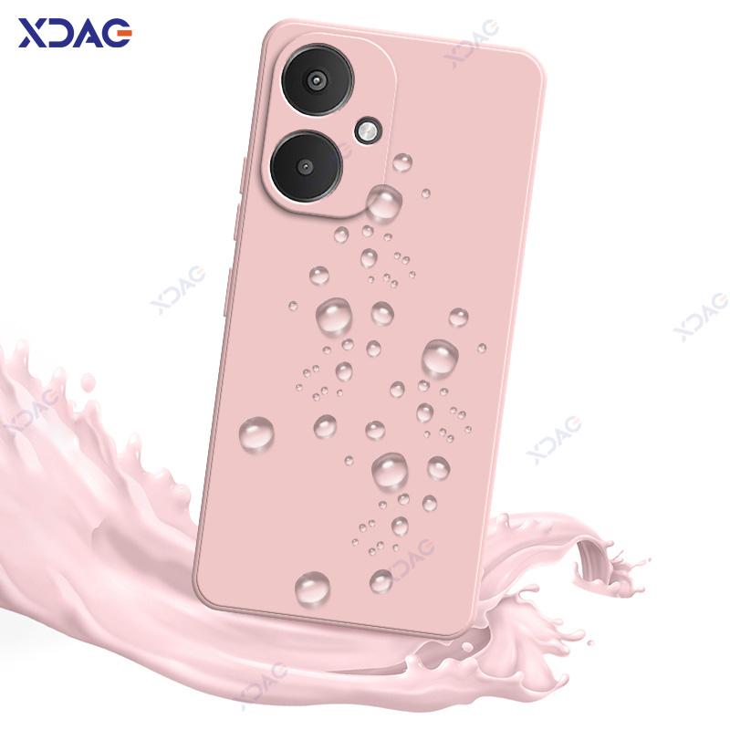 Luxury Mobile Phone Cases for Xiaomi Redmi 13C Redmi13C 6.74" 4G 5G 360 Soft Square Liquid Silicone Back Covers Waterproof Bags