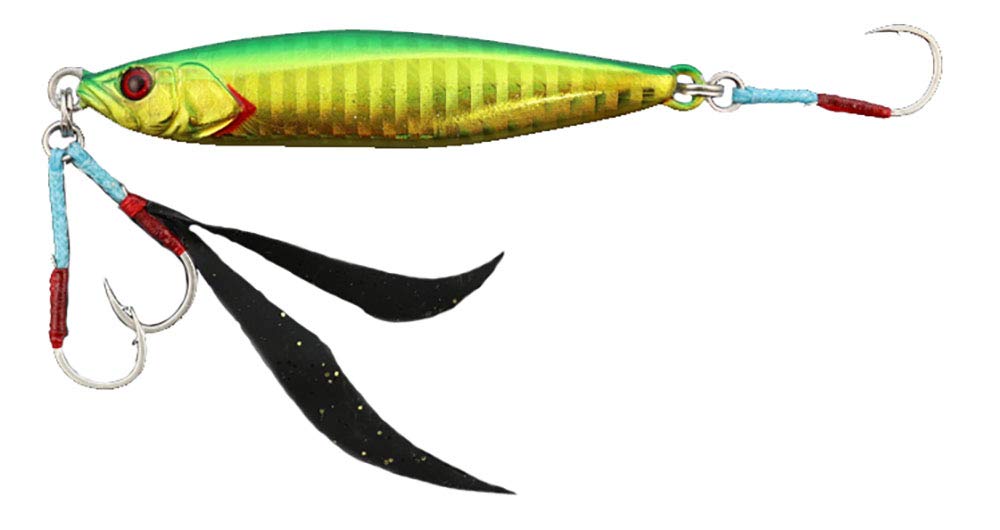 JACKALL Flag Trap 100g Green Holographic Gold/Border