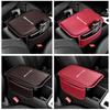 TFHM4 PU Leather Car Armrest Cushion With Storage Bag Tire Valve Cap For Mercedes Benz AMG GLE GLS CLA CLE GLC CLS GLA W223 W213 W206