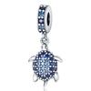 Sea Life Seahorse Whale Charm Charm Bead DIY Jewelry Bracelet Accessories 925 Silver