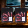 10Pcs Press On Fake Nails Halloween Witch Nail Tips for Women Glossy Red Fingernails Costume Party Accessories Easy To Apply