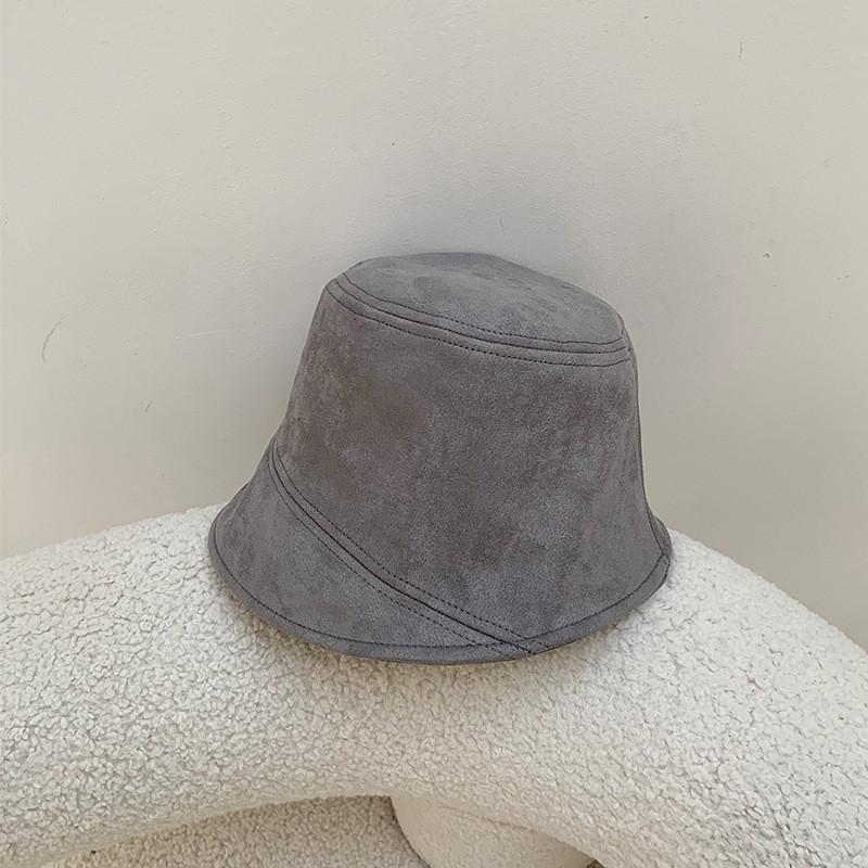 Brim Wide Chic Suedelook Bucket Hat Comfortable And Stylish For All Seasons