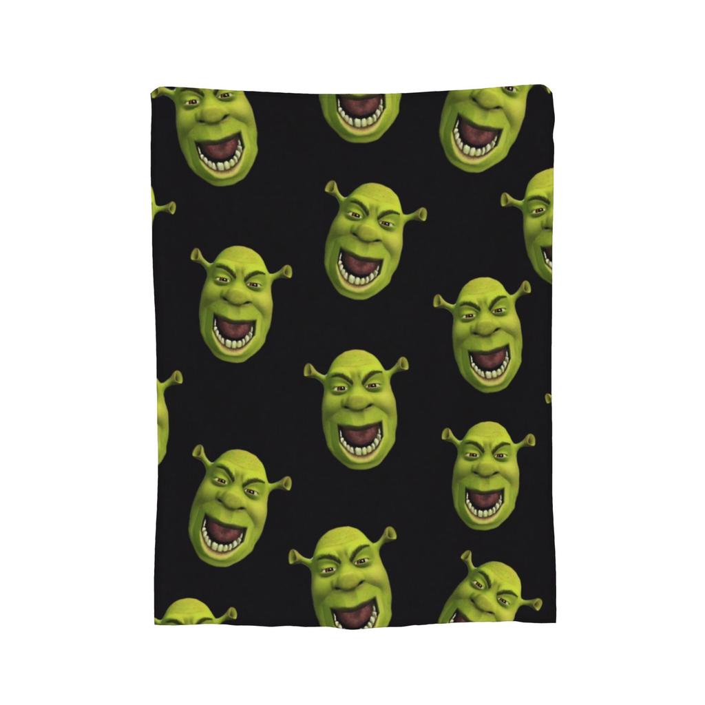 Cartoon Monster Shreks Blankets Velvet  Winter  Breathable Lightweight Thin Throw Blankets for Bed Outdoor Bedspreads