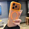 Coque magnétique mate originale Dopamine Orange pour For Iphone 17 16 Pro Max 15 14 Plus 13 12 11 pour Magsafe Housse translucide dépolie