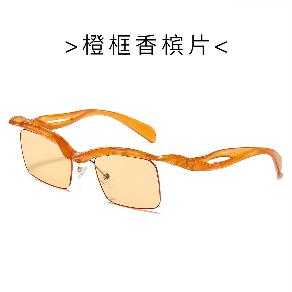 

Солнцезащитные очки Cross-Glass женские квадратные солнцезащитные очки мужские модные индивидуальные солнцезащитные очки с защитой от ультрафиолета в полуоправе специальной формы regular