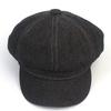Universal Chemistry Stitch Black Denim Newsboy Cap