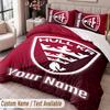 Hull KR Printed Bedding Set Custom Name Text 1 Duvet Cover 2 Pillowcases For Bedroom