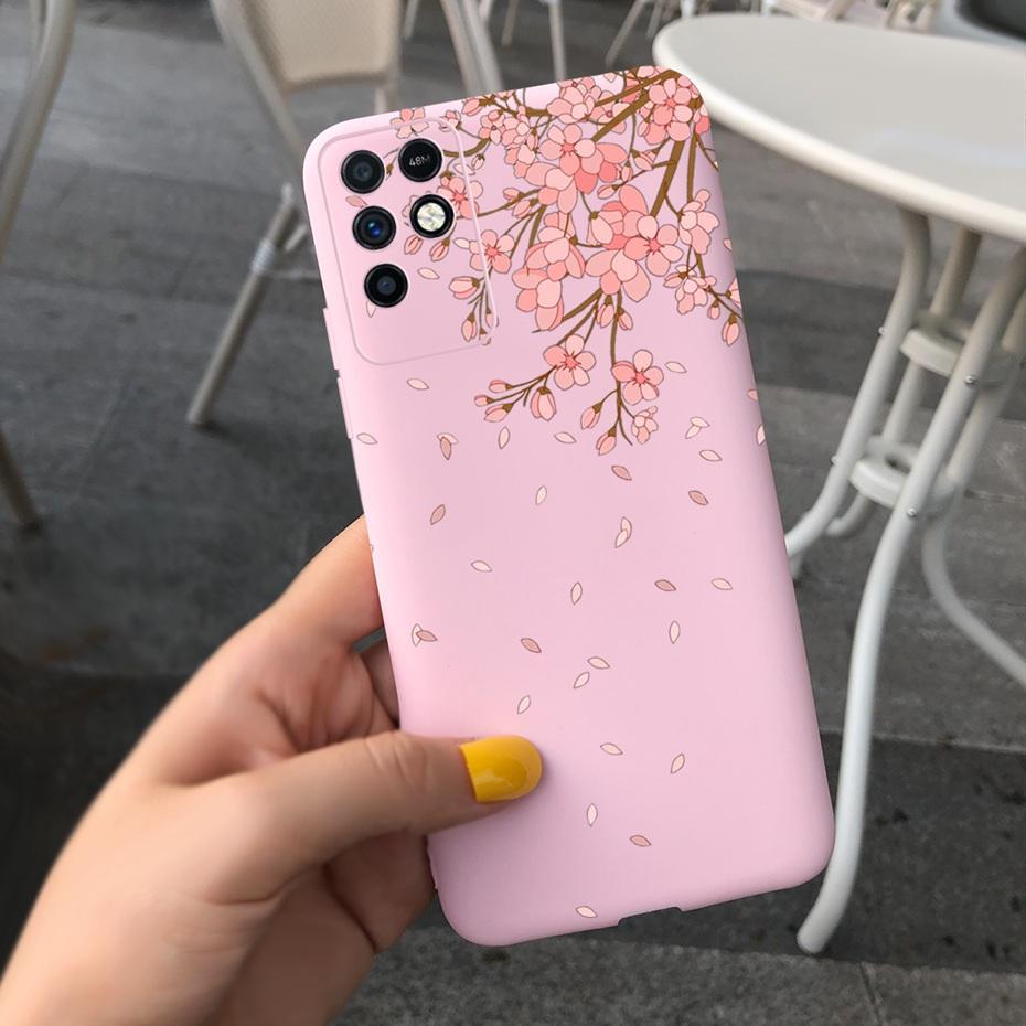 For Infinix Note 10 Case Note 10 Pro Beautiful Girl Flower Pattern Phone Case Soft Silicone Cover For Infinix Note10 Pro 10 Pro