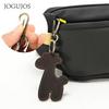 JOGUJOS Genuine Leather Key & Card Holder - Large Capacity Waist-Mounted Pouch for Business Commute & Car Keys