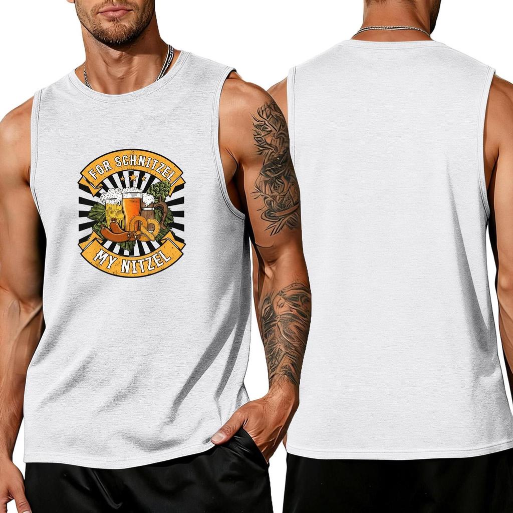 Men's Loose Fit Sleeveless Tank Top Casual Summer Daily Wear Breathable Lightweight Fabric Comfortable Fit Graphic Print