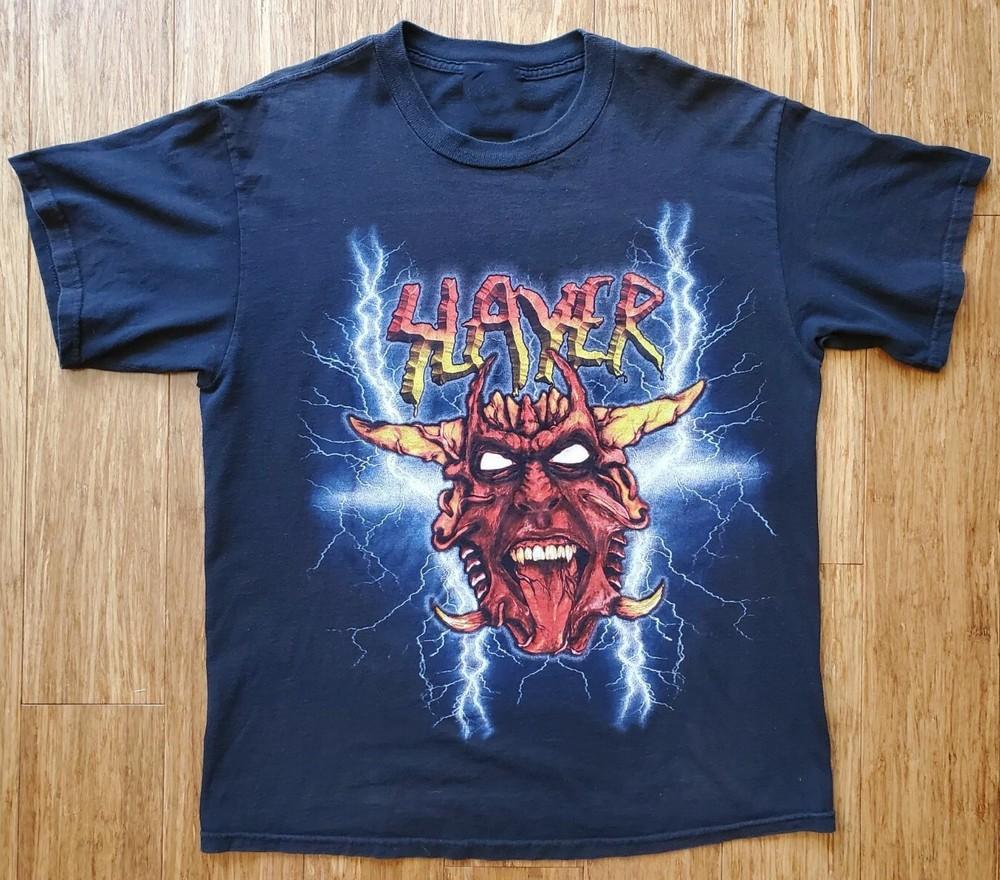 NEW 1999 Slayer T-Shirt Size S-5XL Diabolus In Musica Winterland Reprint Unisex T-Shirt L