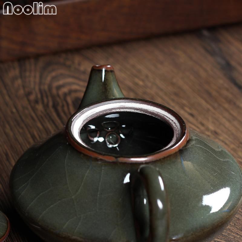 Crackle Glaze Longquan Celadon Ceramic China Teapot Porcelain Yixing Tea Pot Tea Set 135ML