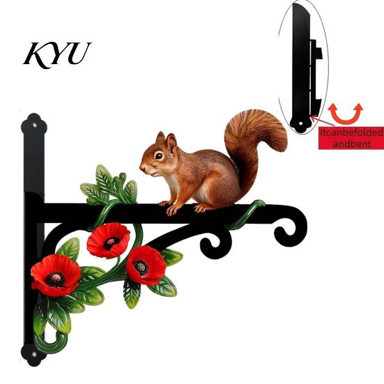 Gartendekoration Geschenke Wandmontierter Pflanzer Hängehaken, Tierisches Eisen Hängende Pflanzenhalterung, Einzigartige Rasenkunst Outdoor Heavy Duty Halter für Terrasse Hof