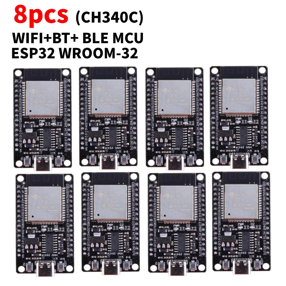 ESP32 WROOM-32 Development Board TYPE-C Micro USB WiFi+Bluetooth Ultra-Low Power Consumption SPI Flash 32Mbits Wireless Module