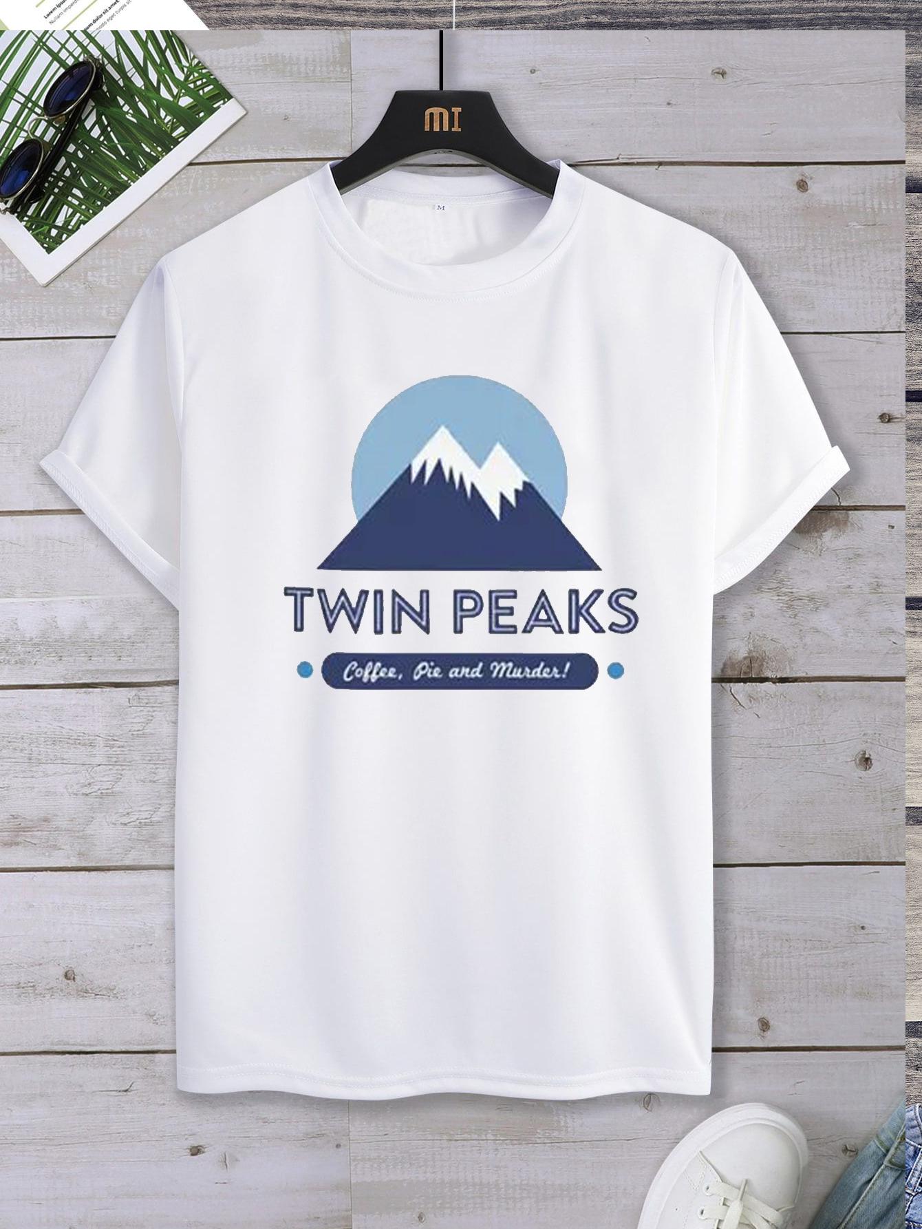 

TWIN PEAKS - Unisex Short Sleeve Tee, Graphic Tshirt, Fire Walk With Me 1992 Film, Street Fashion Short-sleev O-neck 100% Cotton 3XL
