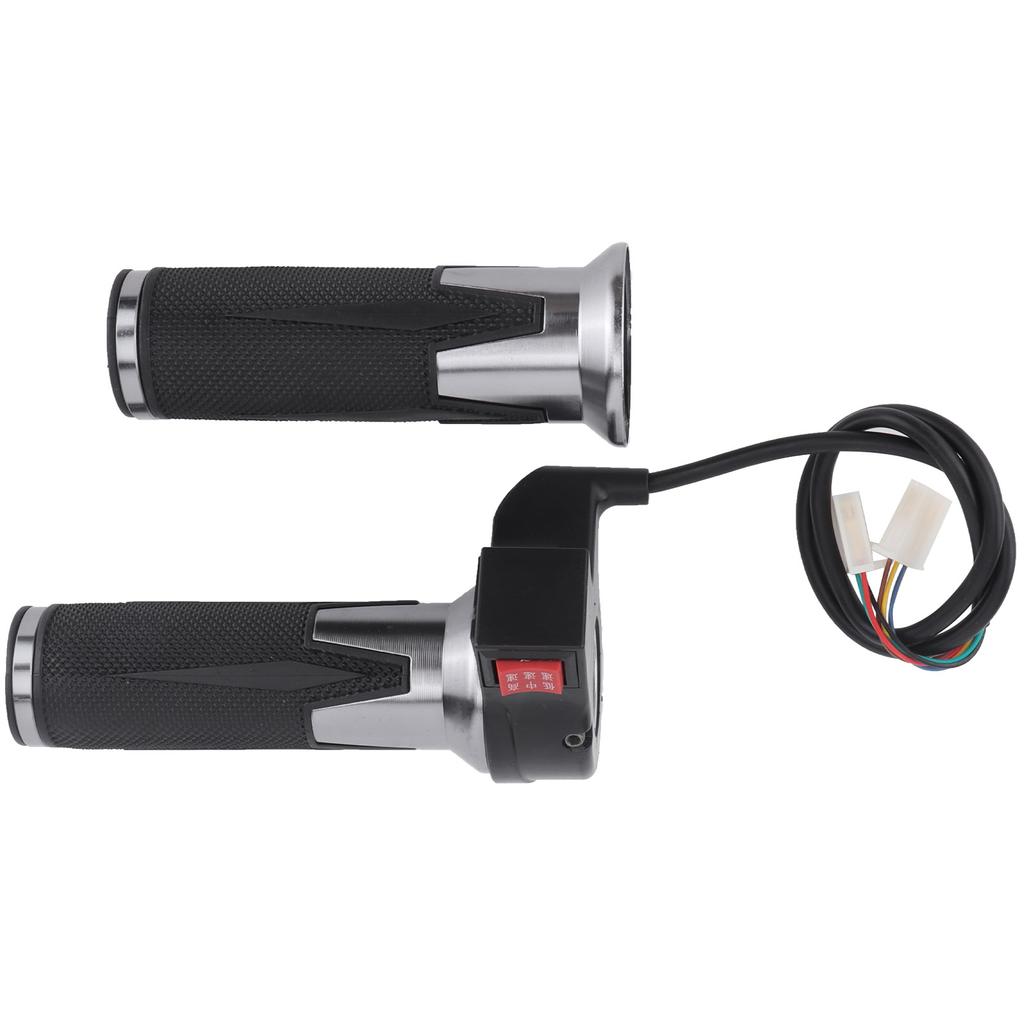 1 Pair Handlebar Throttle Grip 3 Speed Control Universal Throttle Handle for Electric Bikes