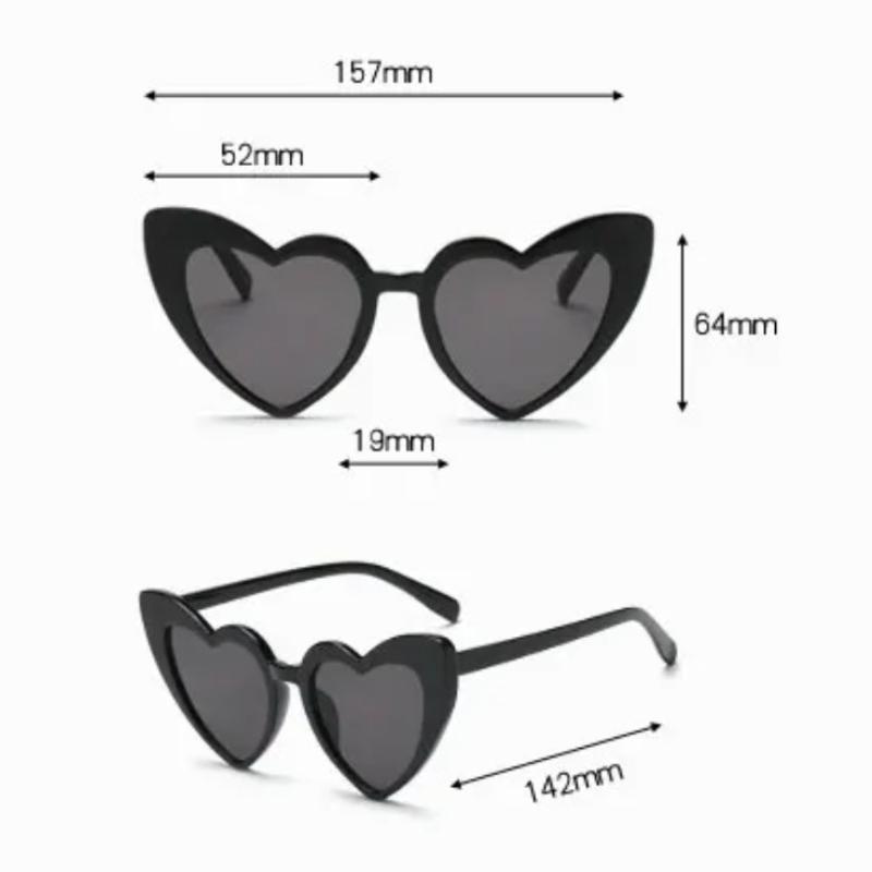 Okulary przeciwsłoneczne w kształcie serca Damskie Vintage Czerwone w kształcie serc Okulary przeciwsłoneczne Damskie Retro Markowe Designerskie Okulary Lata 90. dla Kobiet