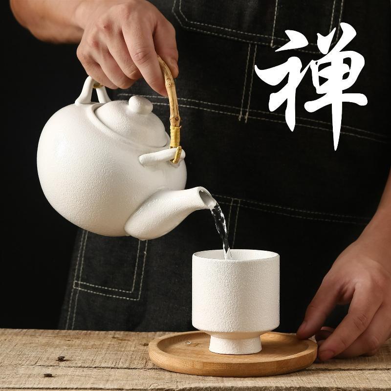 Japanese Style Tall Tea Cup Ceramic Cups Coffee Mugs Household Water Cup Drinkware Kung Fu Teacup Teaware Gift 2025 New