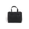 Michael Kors Emilia Litschi-Körnerleder Umhängetasche, Crossbody-Tasche, Handtasche Groß Damen Reines Schwarz 35H0GU5S7T-001