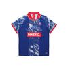 Football Series Turn-Down Collar Casual Short Sleeve Polo Shirt Men Tops Blue AQ0661-438