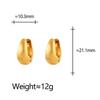 Retro U-Shaped Brushed Ear Cuff: Elegant European & American Design, Versatile Women's Earrings