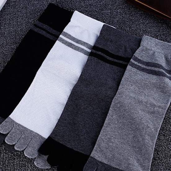 Socks Breathable Thicken Men Sports Running Five Finger Toe Socks for Home