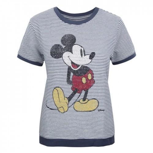 Junk Food Womens/Ladies Mickey Mouse Short-Sleeved Jumper
