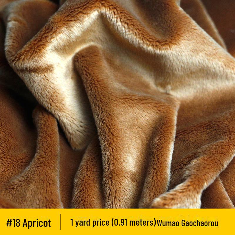 5mm Ultra-Soft Crystal Plush Fabric for Doll Pillows